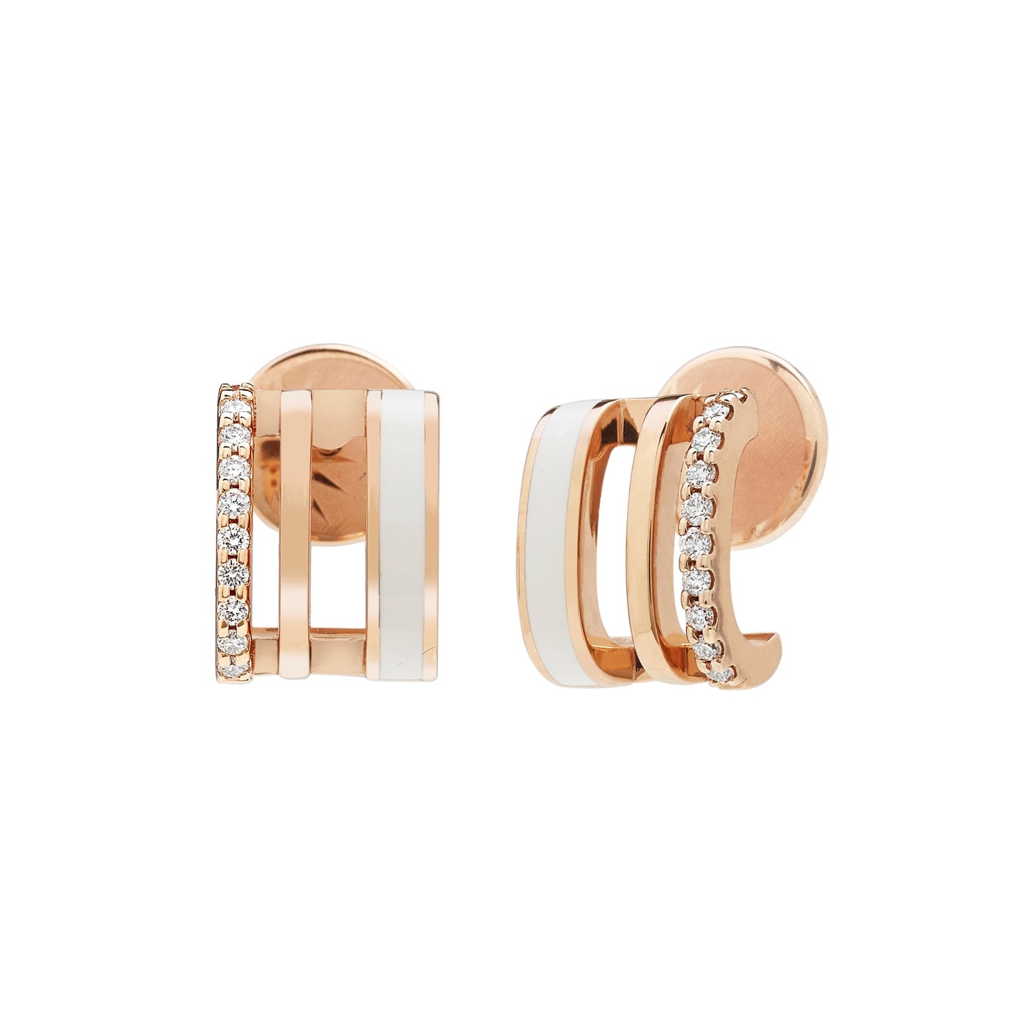 A Matter Of Light Earrings with Diamonds & Ceramics