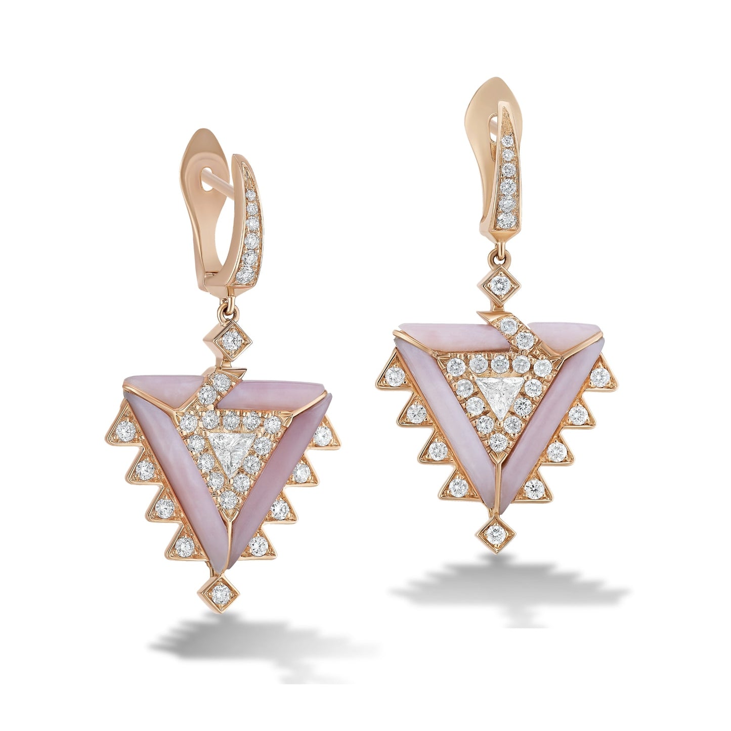 Etnica Earrings - Pink Opal