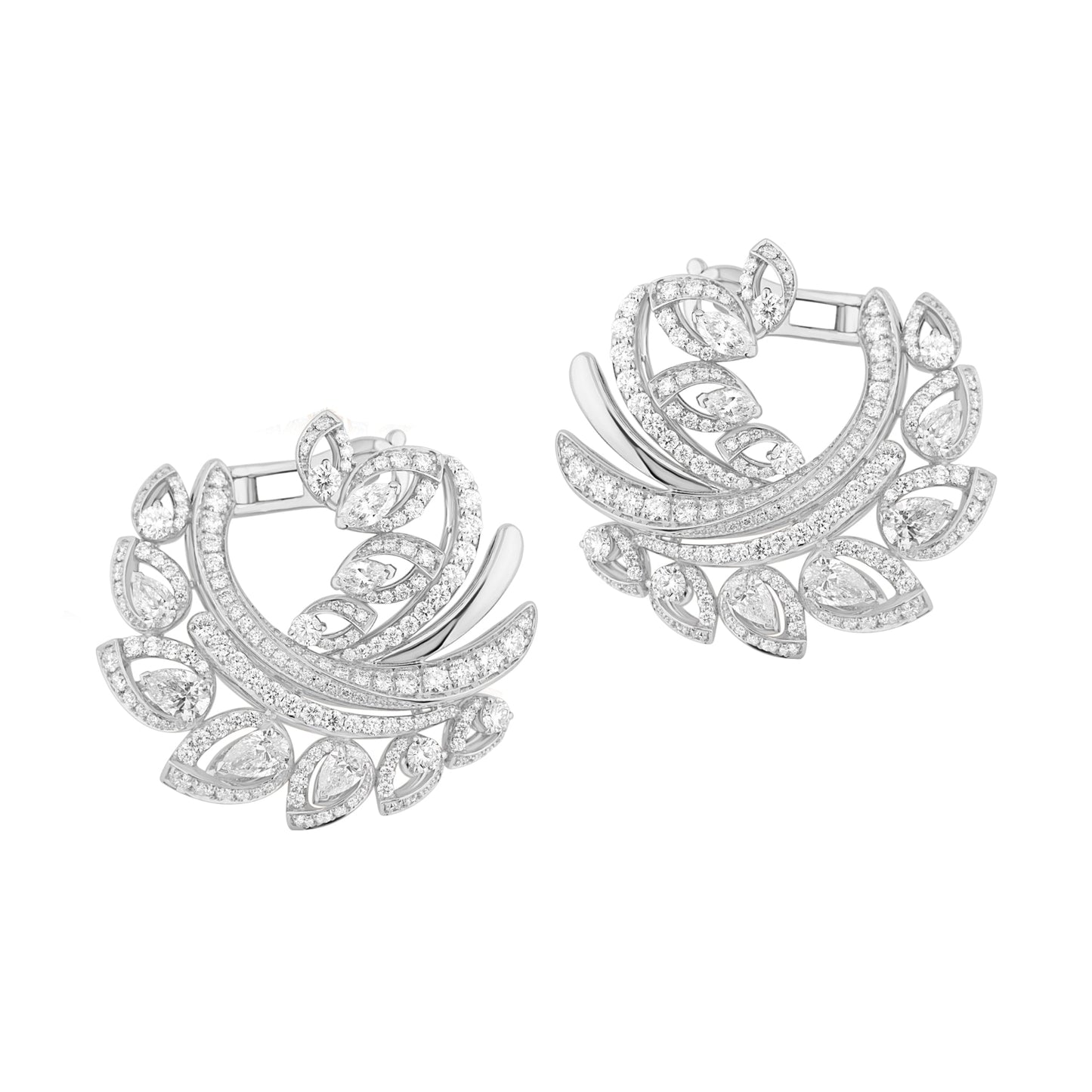 Edenia Diamonds Earrings, White Gold