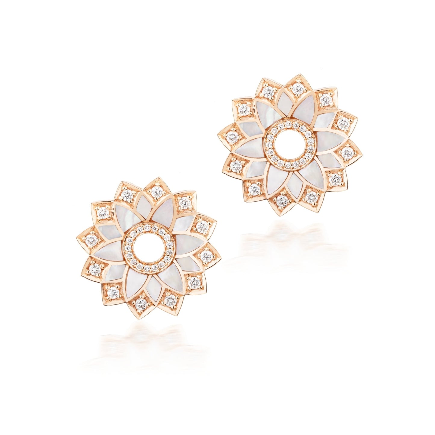 Classic Geomatrica MOP Earrings, S Model