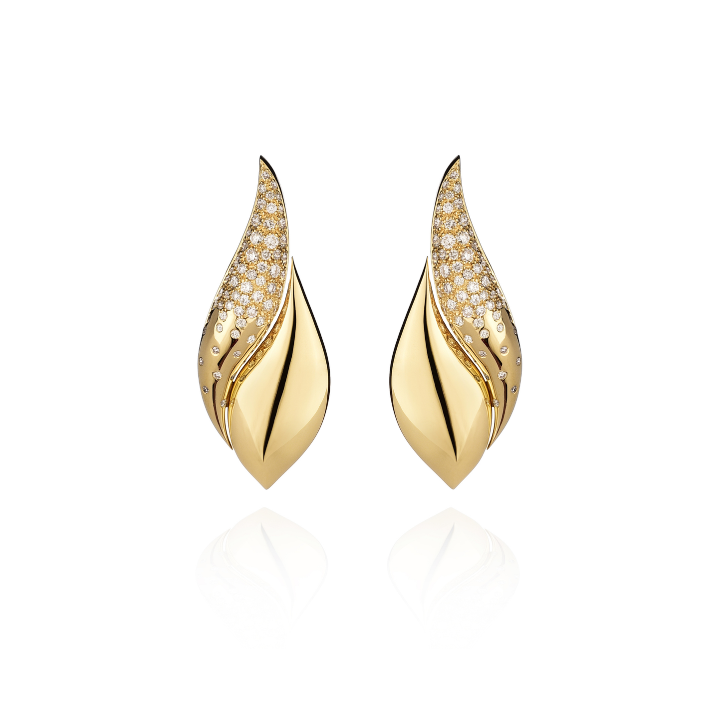 18K Delicate Abbraccio Earrings