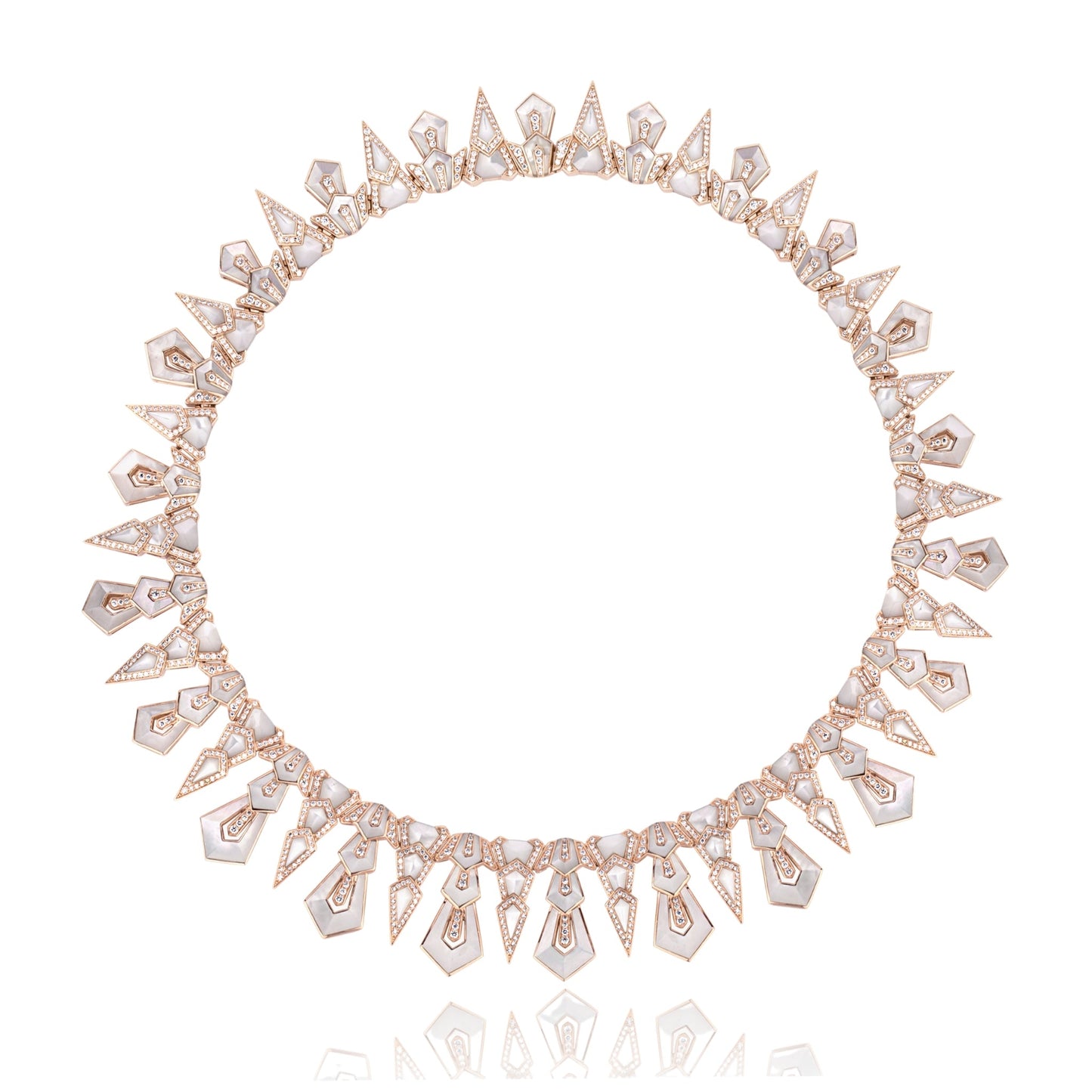 Art Deco Mother of Pearl Choker