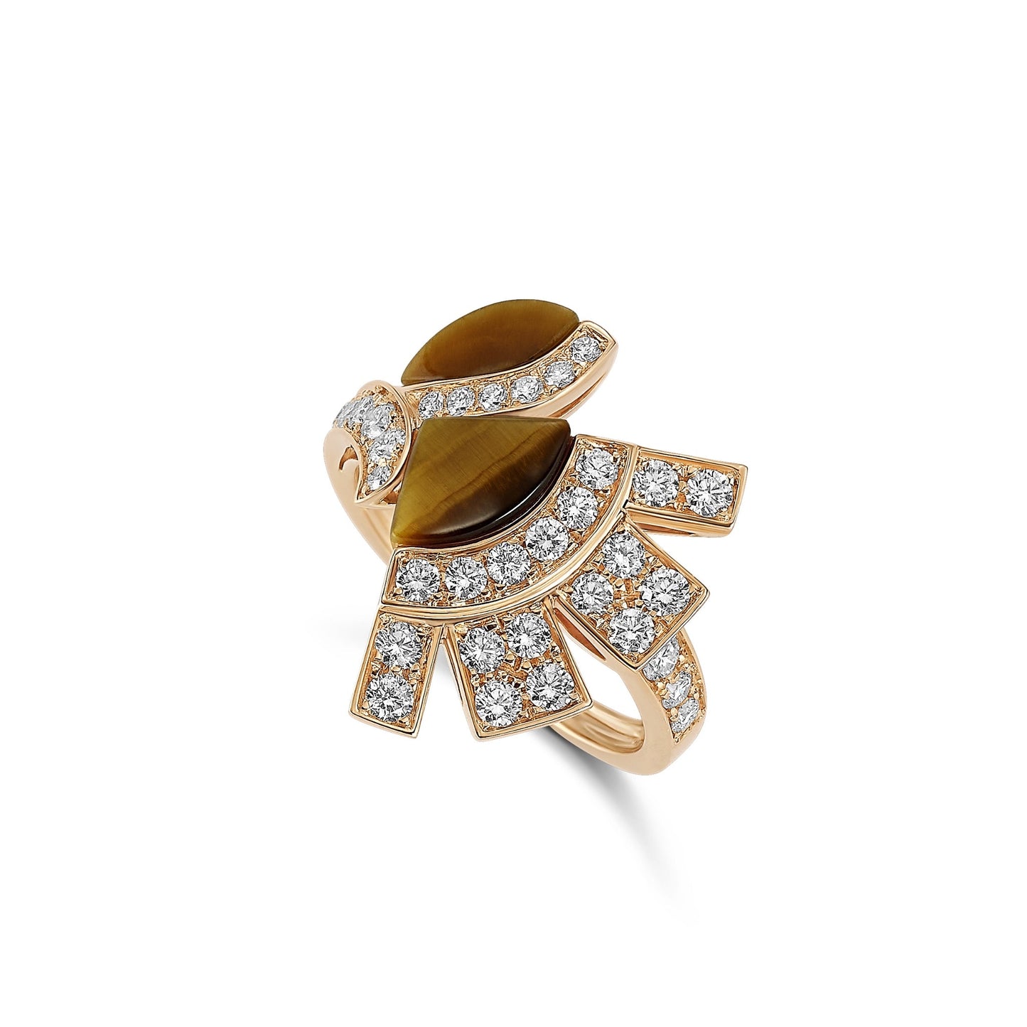 Daisy Ring - Tiger Eye