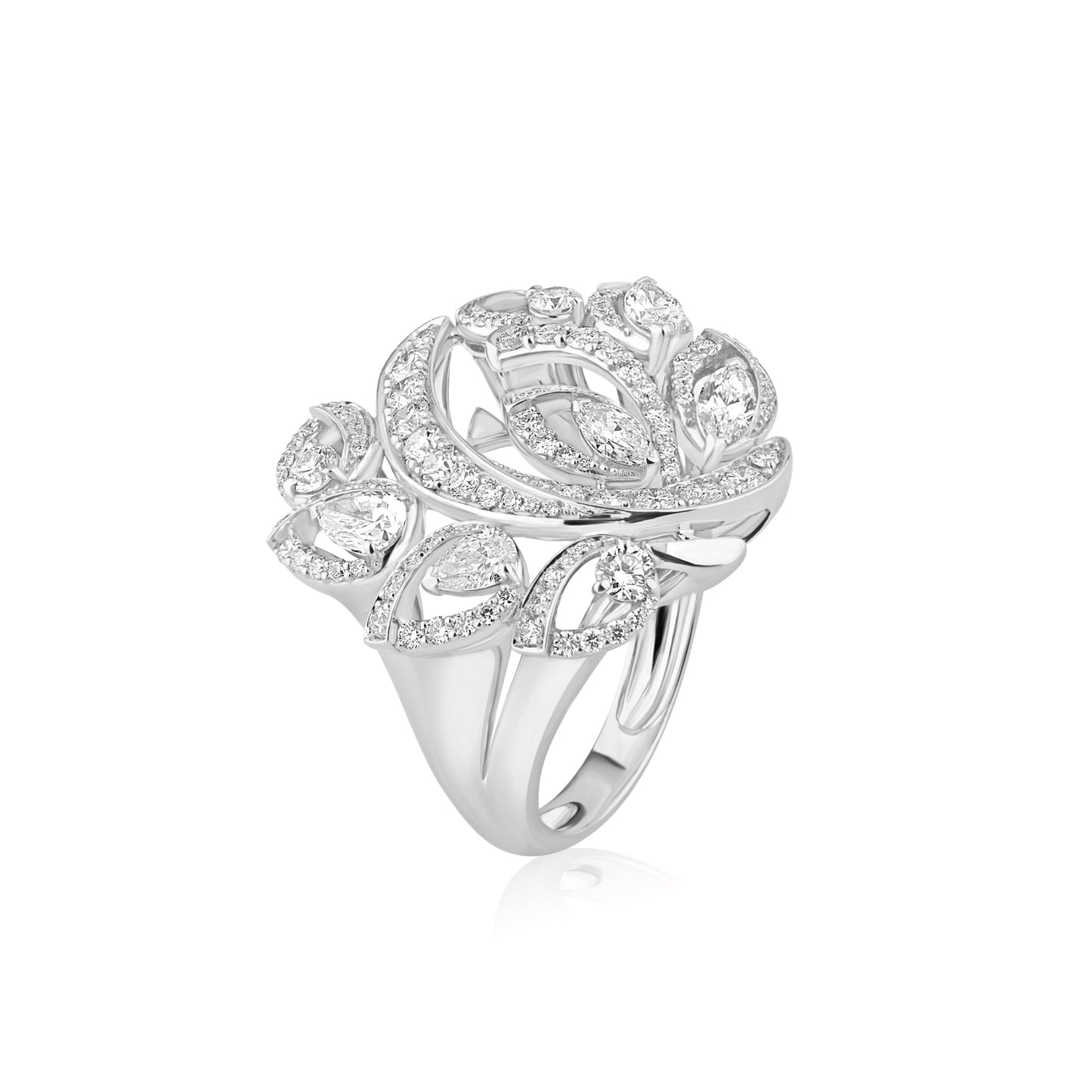 Edenia Diamond Ring, White Gold