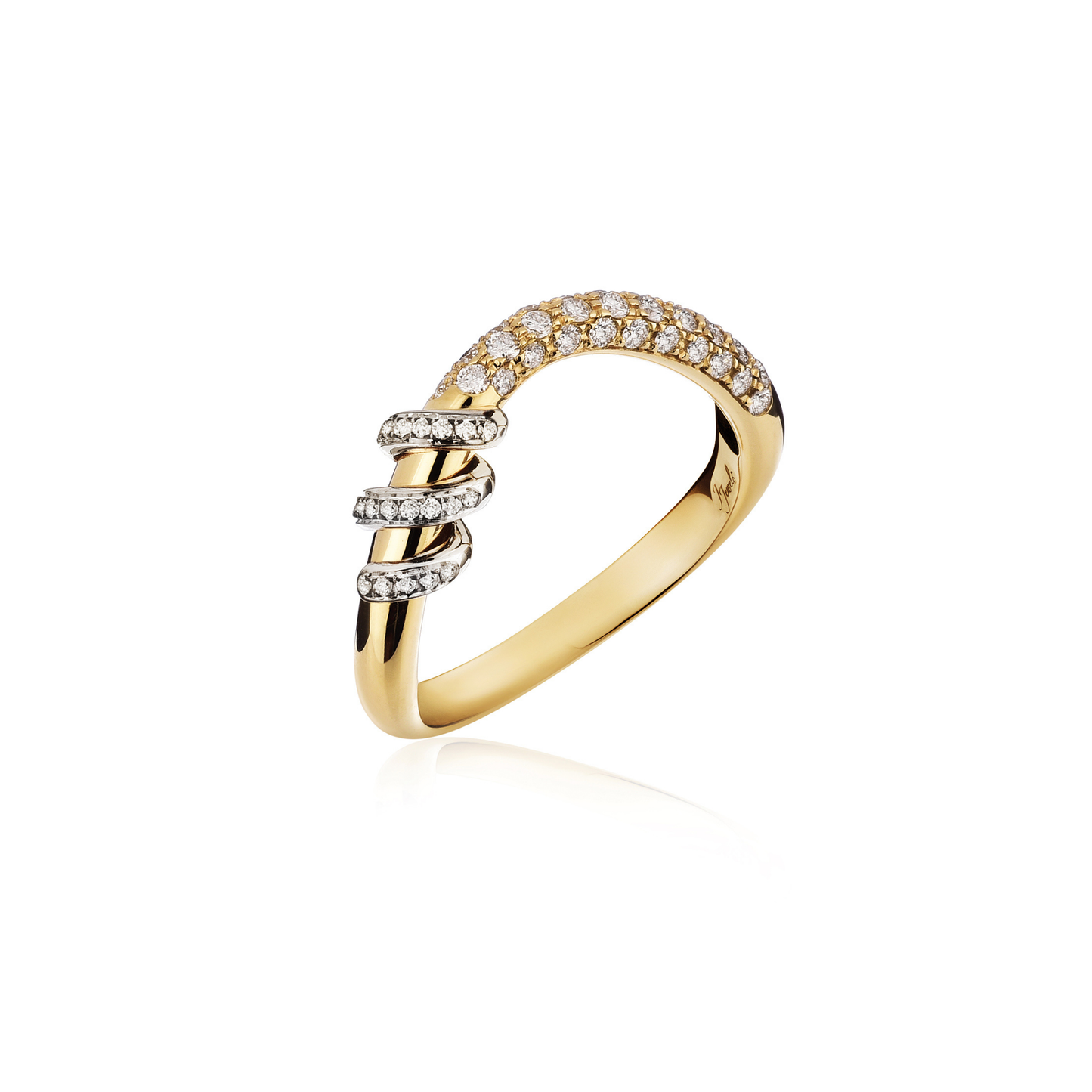 18 KT Gold Circe Dainty Ring