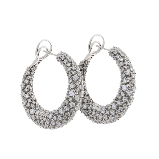 Shine 18K Luxe Earrings with Diamond