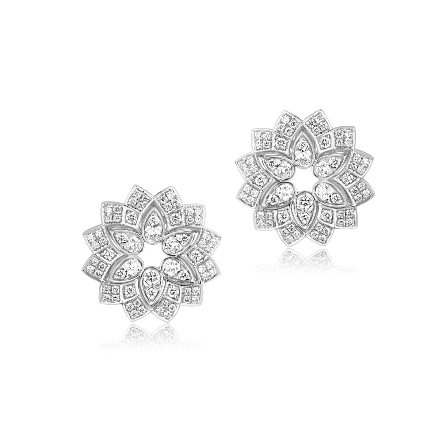 Classic Geomatrica Diamond Earrings, S Model