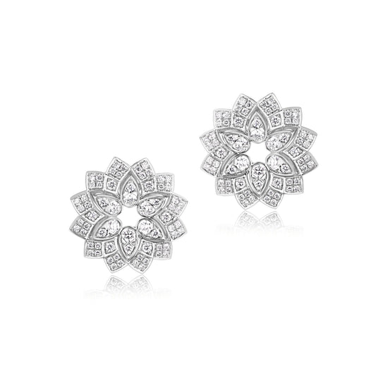 Classic Geomatrica Diamond Earrings, S Model