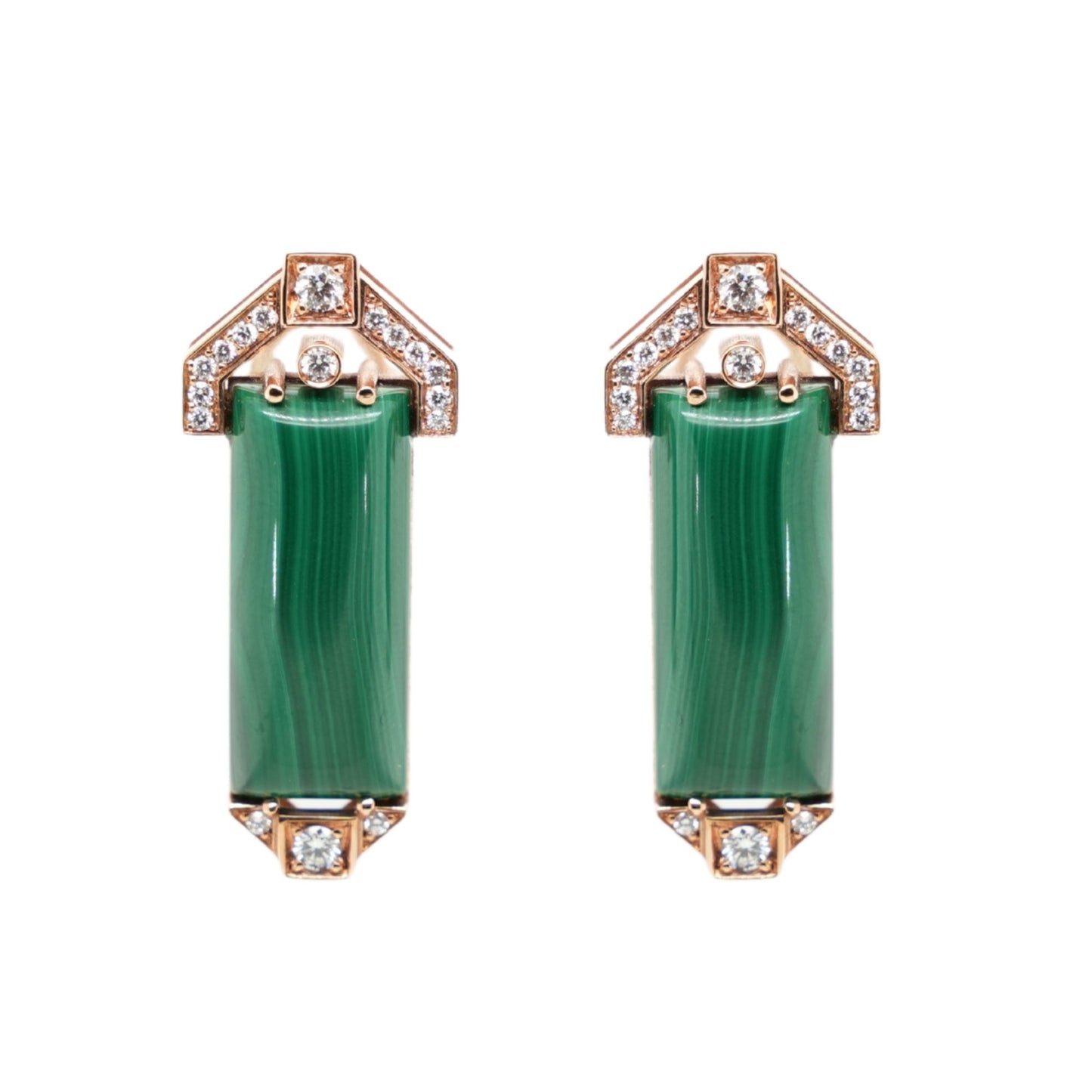 Noi Gioielli Malachite Earrings