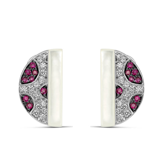 Dancing Dots Earrings - MOP