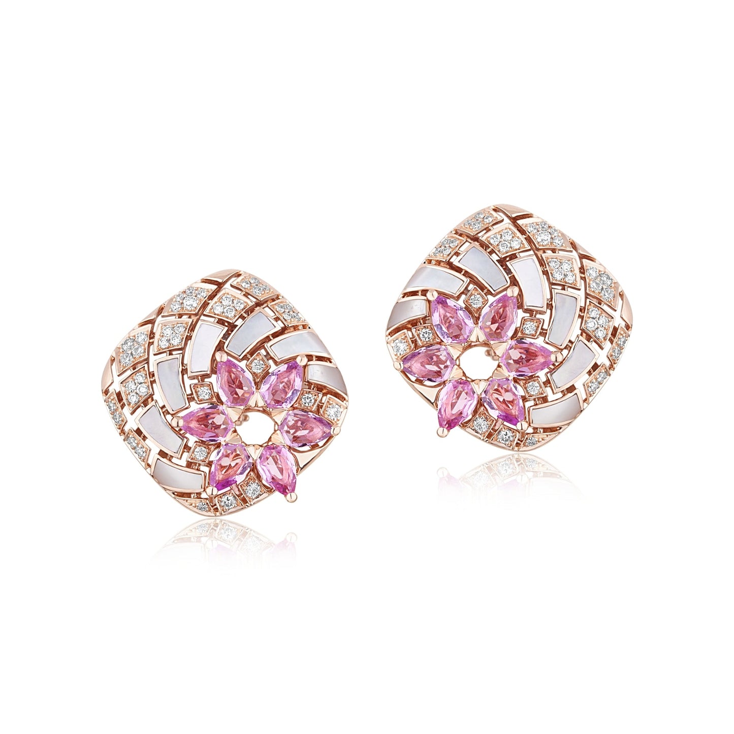 Geomatrica Cushion Earrings