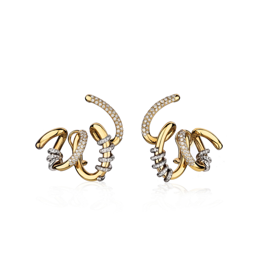 18 KT Gold Circe Elegant Earring