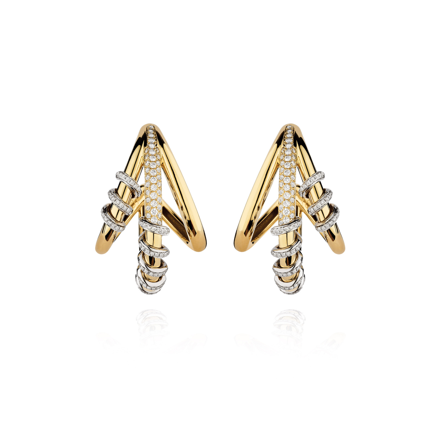 18 KT Gold Circe Charming Earrings