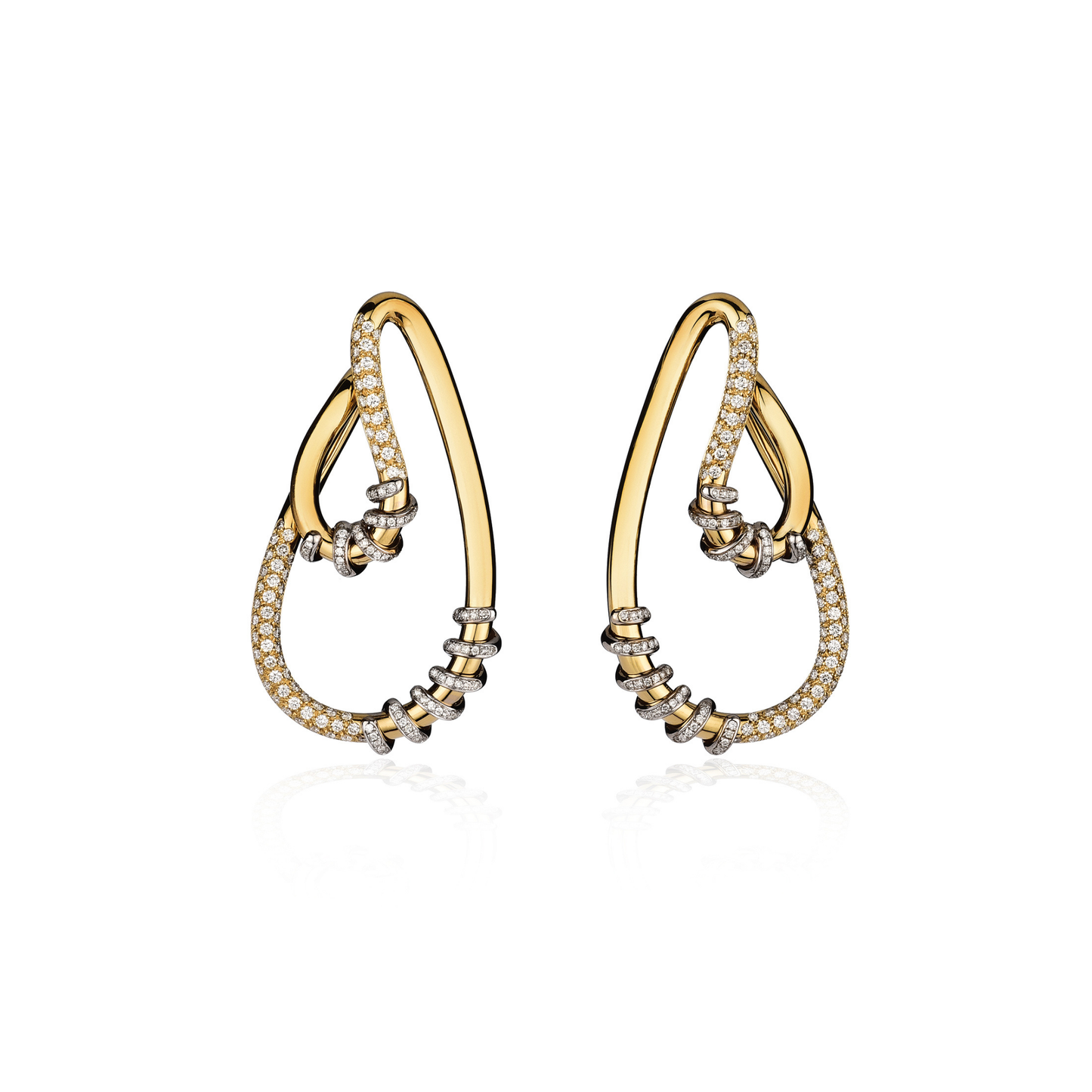 18 KT Gold Circe Glam Earrings