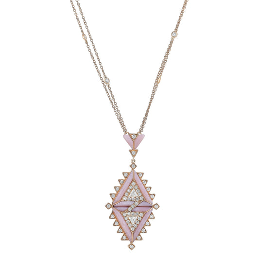 Etnica Necklace - Pink Opal