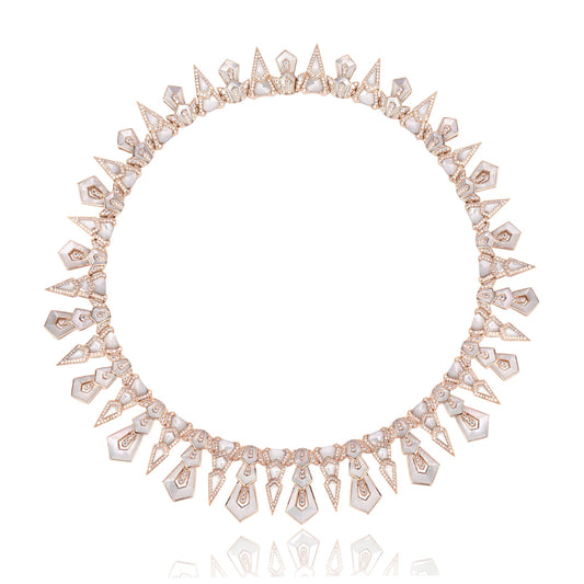 Art Deco Mother of Pearl Choker