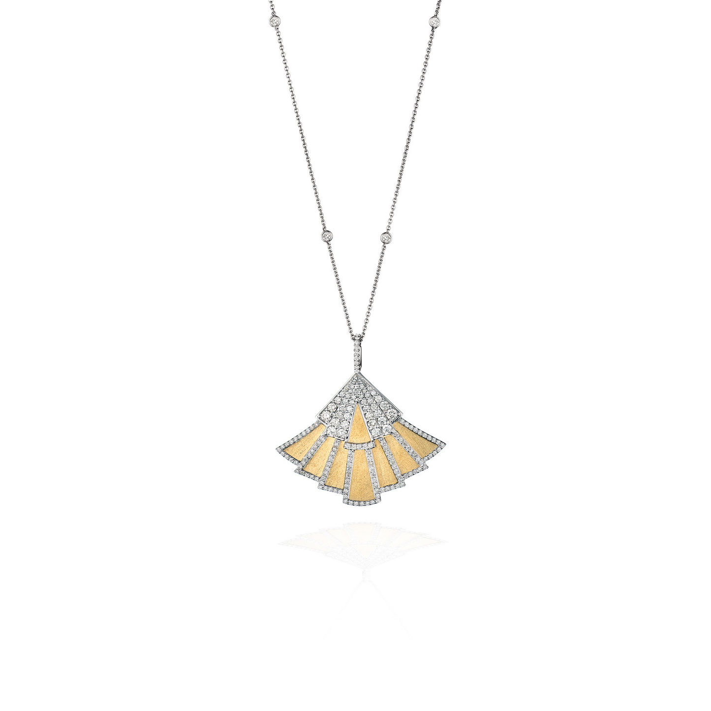 18 KT Gold Sofia Stylish Necklace