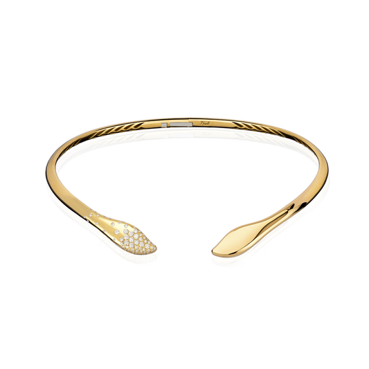 18K Abbraccio Sleek Necklace