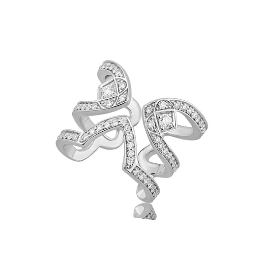 Rich Diamond Nail Ring