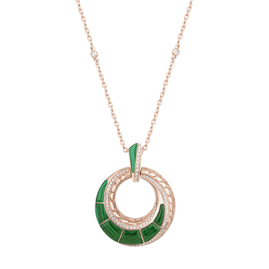 Coccopelli Malachite Pendant, Small