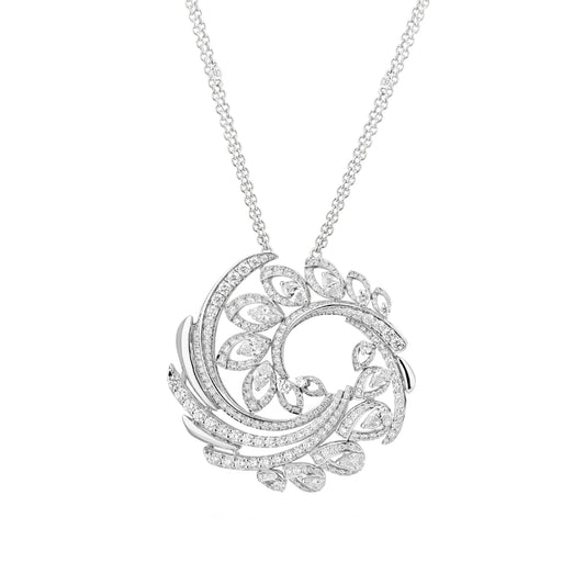 Edenia Pendant - White Gold