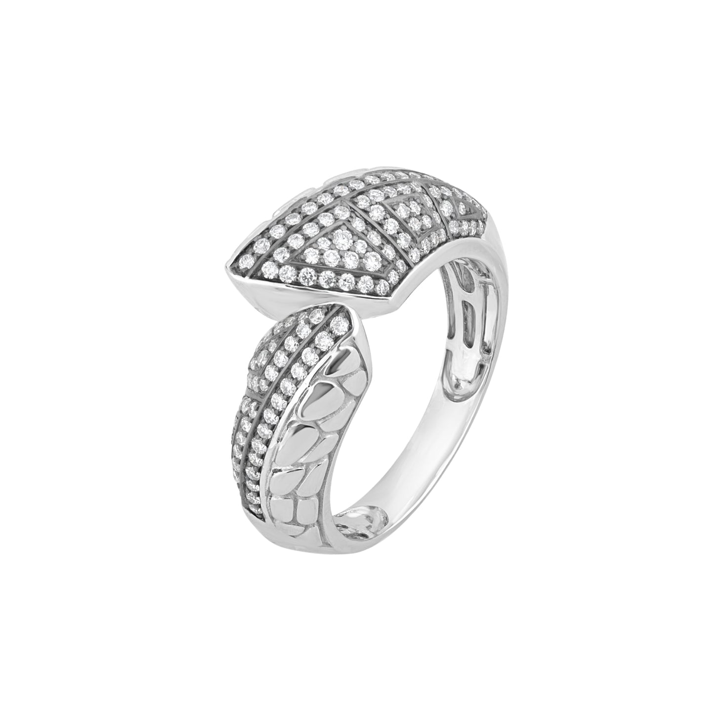 Coccopelli Diamonds Ring, White Gold