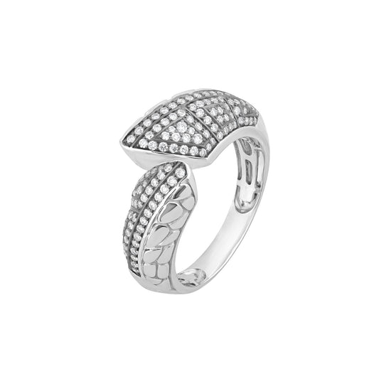 Coccopelli Diamonds Ring, White Gold