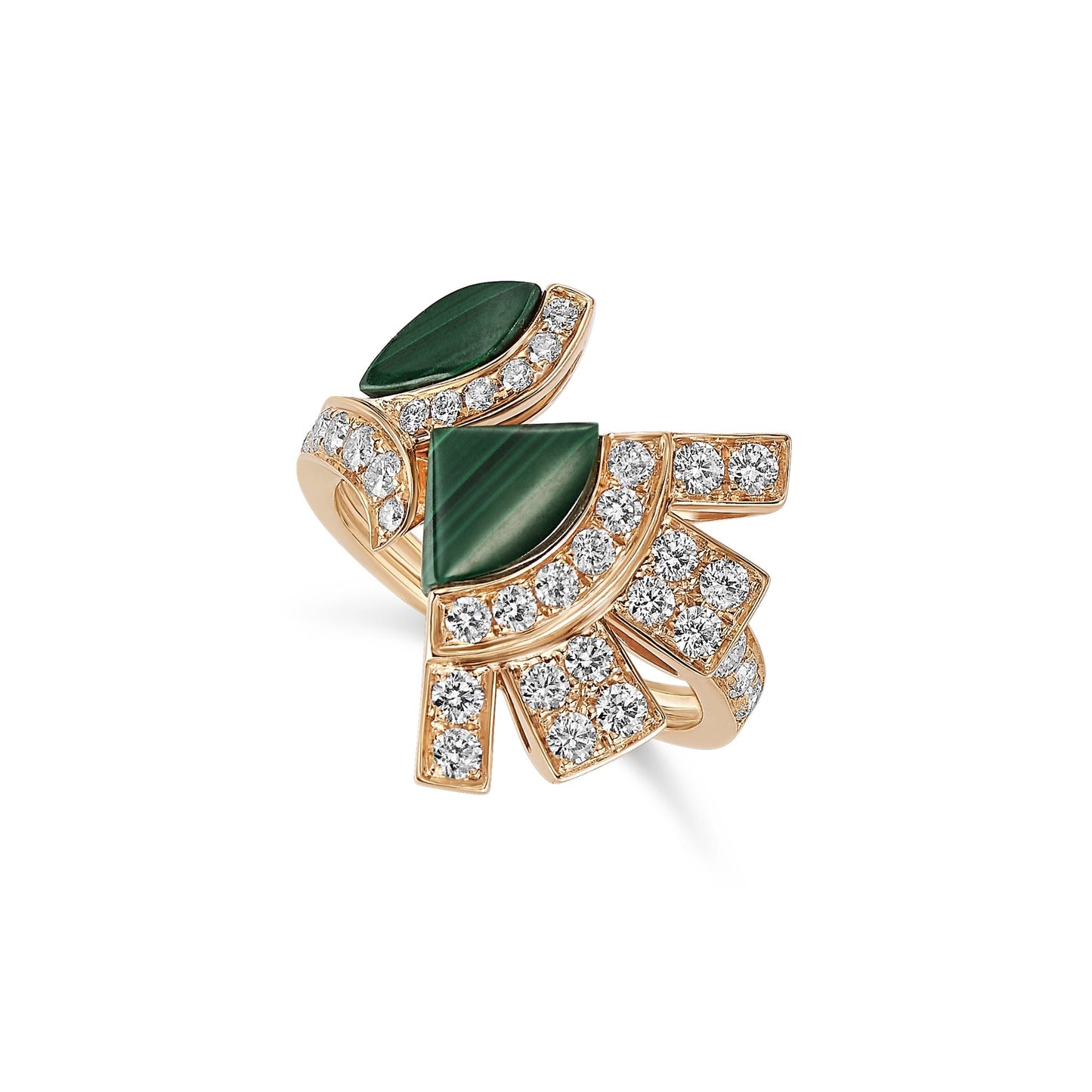 Daisy Ring - Malachite