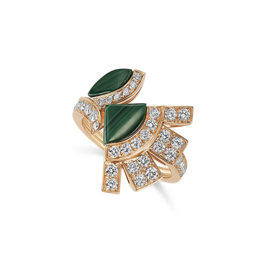 Daisy Ring - Malachite