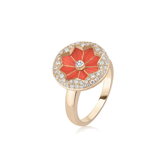 Rosé Coral Ring