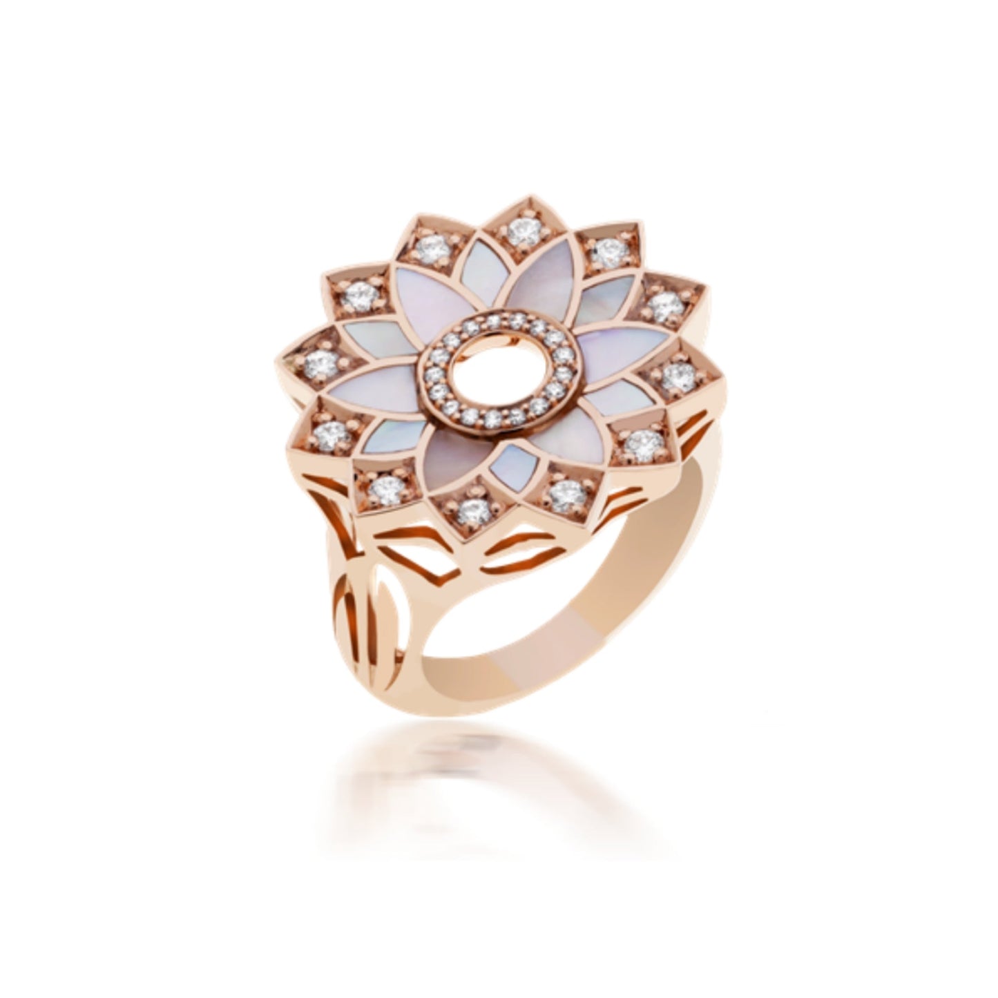 Classic Geomatrica MOP Ring, S Model