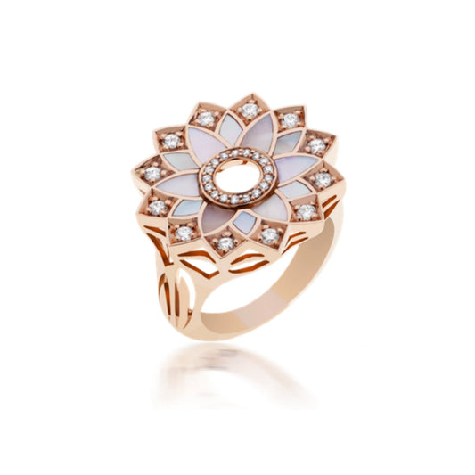 Classic Geomatrica MOP Ring, S Model