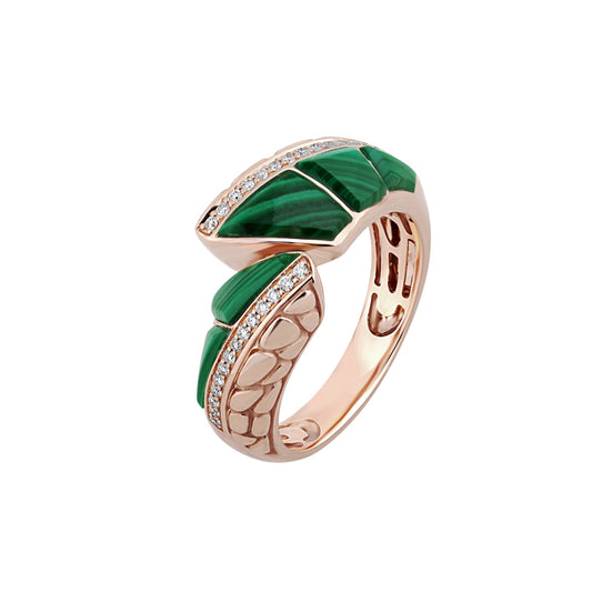 Coccopelli Malachite Ring