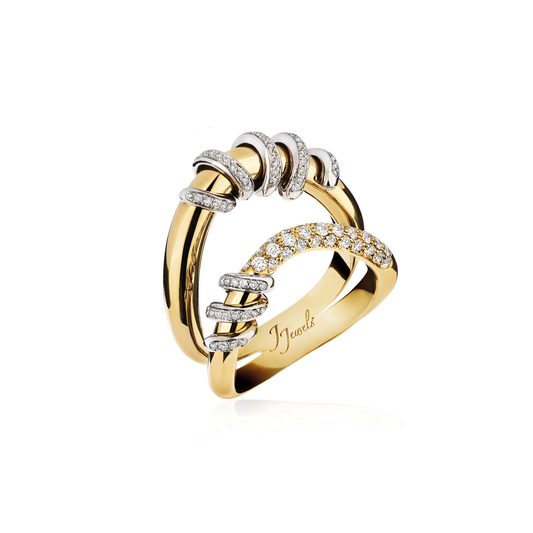 18 KT Gold Circe Contemporary Ring